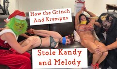 Holiday Bondage Nightmare – Grinch & Krampus Ravage Kandy & Melody Mynx