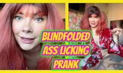 Blindfolded Ass Licking Prank