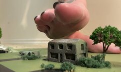 A3 Suburban street toyed with and crushed