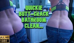 Bathroom cleaning butt-crack Quickie WMV