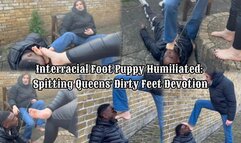 Interracial Foot Puppy Humiliated Spitting Queens Dirty Feet Devotion Ft Miss AATT & Elitefeetstreet