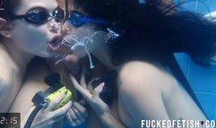 4K Naked mouth cumshot threesome scuba Reverse cowgirl Helen Star Yessica bunny 744