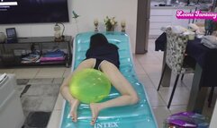 Owllete masturbates to orgasm on inflatable lounge chair copy
