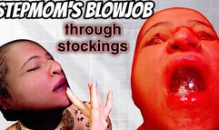 Stepmom’s Face in Stocking: Spitting Drool, Dirty Whispers