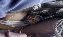 I gave the Uber driver a blowjob while my friend was resting