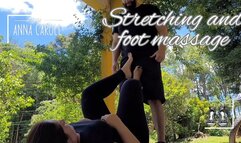 Stretching and foot massage (1080 p)