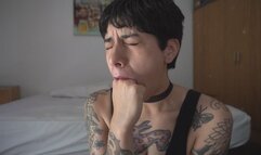 I fuck her in the ass and stretch her pussy