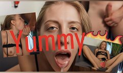 Max caught Mary masturbating and Cum in her Mouth - MaryGi