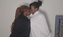 Lesbian titfight with alot of kissing