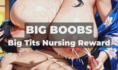 BIG BOOBS - Big Tits Comfort After the Interview - Your loving girlfriend with a soft French accent nurses you at her big tits and gives you a slow, rewarding handjob