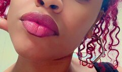 A Brief Favor — The Goddess Applies Gloss, Admiration Permitted