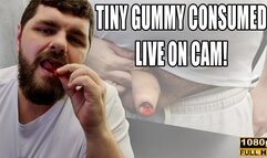 Tiny Gummy Consumed In Live Cam Show - KingMarti - Full HD 1080p - MOV
