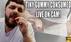 Tiny Gummy Consumed In Live Cam Show - KingMarti - 4k UHD 2160p - MOV