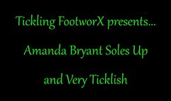 Amanda Bryant Soles Up and Very Ticklish
