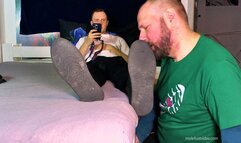 The amazing feet of the boy Mario. He loves to have his feet worshipped.