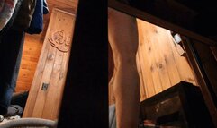 unaware giantess trying on clothes