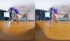 3DVR180 MARTINA was cleaning and trampling on a group of dwarfs