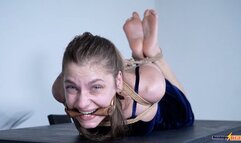 POSH DATE RUINED: HOGTIED BEAUTY BROKEN BY BRUTAL BASTINADO (FHD)