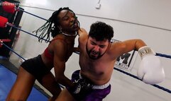 Kirra Blaze vs Demetri Silver Rematch - Mixed Boxing Strapon Humiliation