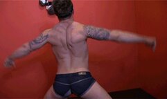 Cocky Wrestler Gets Beaten And Then Milked Part 1 (1080p)