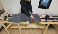 Yuu Kikuchi – I-Position Restraint in Massage-to-Tickling Session