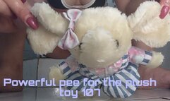 Powerful pee for the plush toy 107