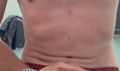 Bathroom masturbation