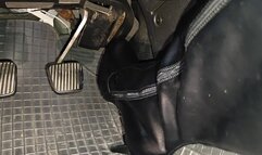 Sarah Cranking & Revving In Sexy Black Boots