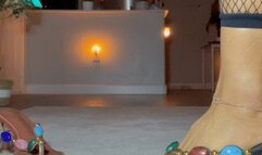 JOI As I Show Off My New Flip Flop Heels