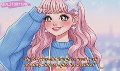 "My 20-year-old daughter went back to using diapers after the accident"