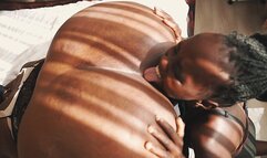 Angie Devours the Ripe Unwashed Asshole of SSBBW Goddess – Deep Rimjob, Intense Sniffing & Spanking Ass Worship