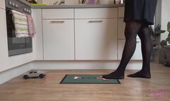 Sneaker-Girl Gym Lady - RC Toy Car Crush with Nylon