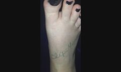 BLUE MIRROR RITE FOOT SIZE SEVEN