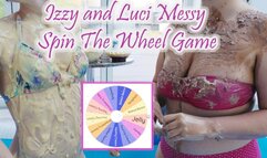 Izzy and Luci Messy Spin The Wheel Game
