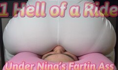 Arms Tied, Head Locked, Covered in Farts, and Made to Cum! - Nina Alder