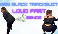 BBW Black Tracksuit Loud Fart Bends
