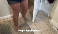 Anna Lee In: Danger For A Reporter Bondage Hand Gag Lift and Carry Foot Worship WMV