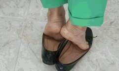 She enjoys her ballet flats MP4