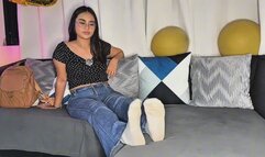 Schoolgirl Rose JOI for pathetic looser while removing my nasty socks, smelly socks , sweaty socks , smelly shoes , stinky socks , dirty socks , stinky shoes , dirty shoes , sweaty shoes and countdown to cum humiliation , smelly feet , stinky feet ,