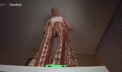 Giant Blonde crushes your little car! GIANTESS POV