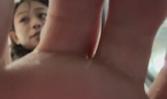 Cum under my giant feet