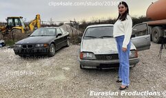 297 B- Jessy revs hard Opel Rekord pedal cam