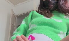 Masturbation with my white panties