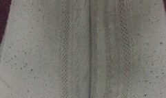 STAGE SHOWS OFF HER DIRTY BOW SOCKS