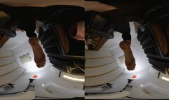 3DVR180 MARTINA POV's dirty feet crushed the dwarf