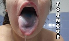 Extreme Drooling & Saliva Bubbles in My Mouth Close-Up