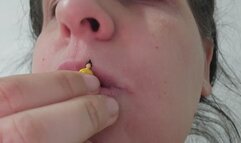 playing with my tiny inside my mouth ( vore and giant fetish)