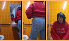 The Hideaway Restroom Portal Seated Pee Tit Flash and Chat