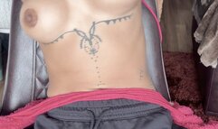 Armpit tickle strugle POV
