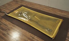 Extreme sex in a vacuum bed with a vibrator and orgasms